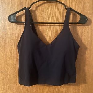 Lululemon cropped align tank top black